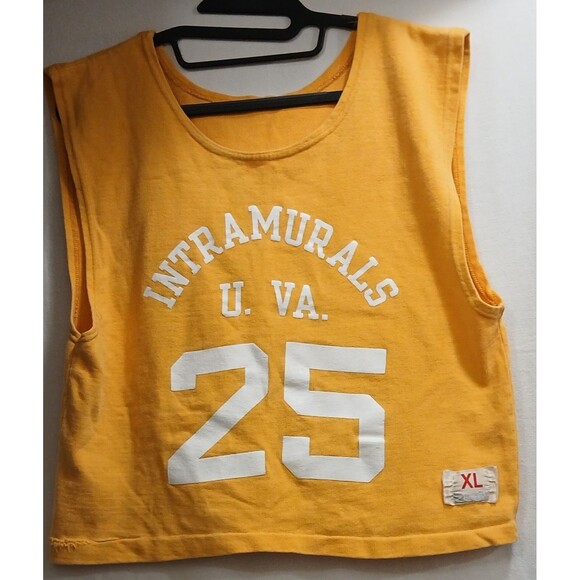 Vintage Champion Made in USA Gold Tank Top #25 UVA Intramurals Men’s XL - Picture 1 of 10